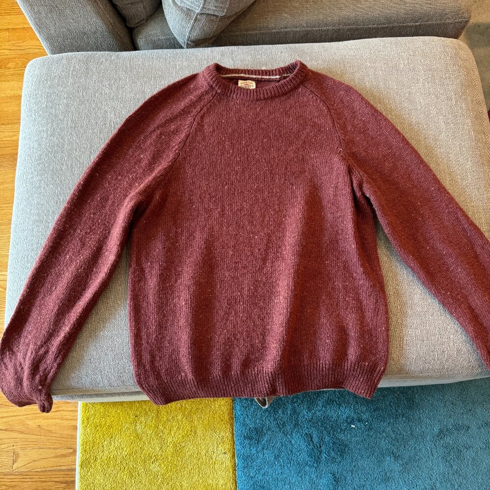 Red Wool Sweater - Faherty